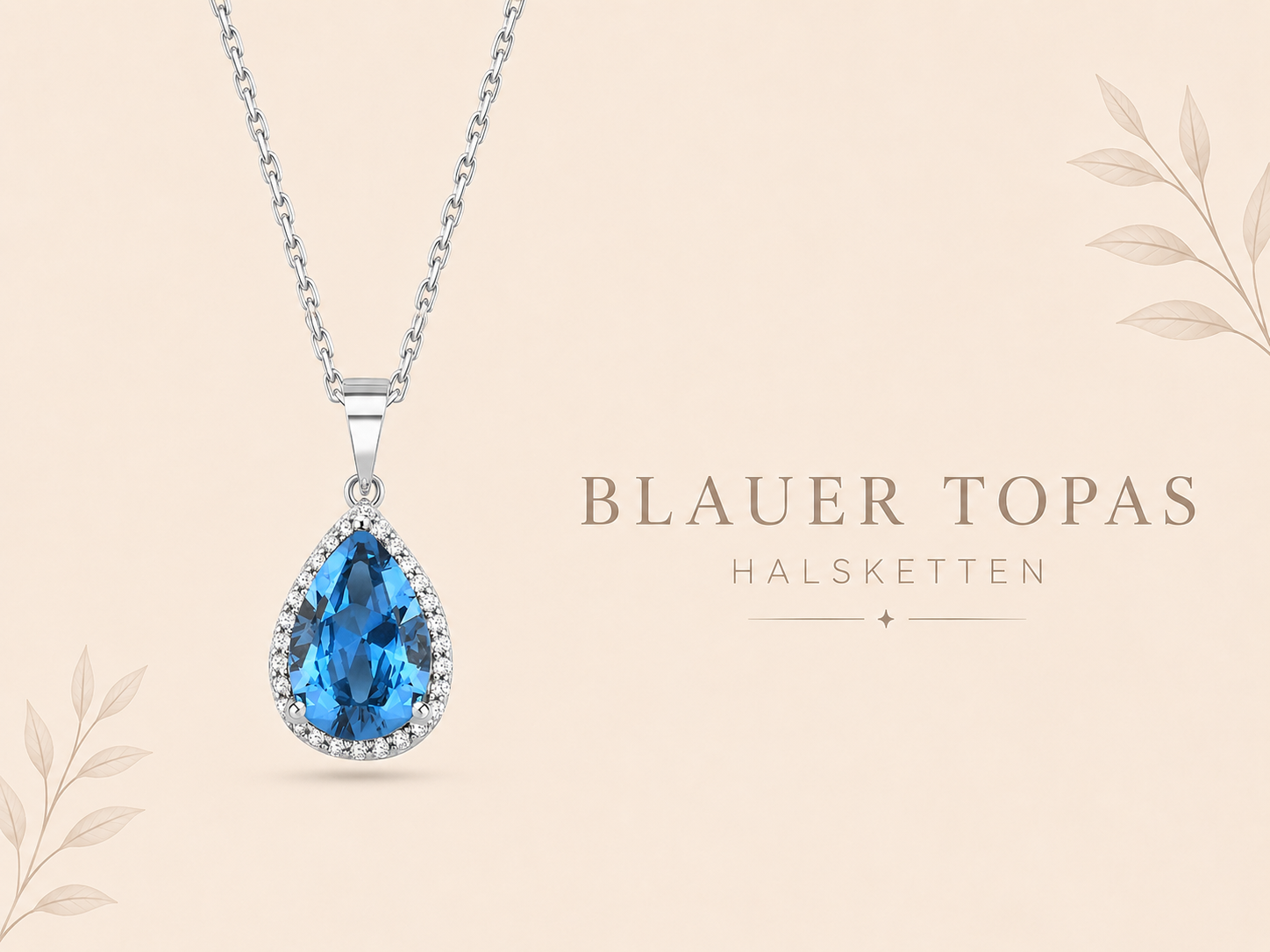 BLAUER TOPAS HALSKETTEN