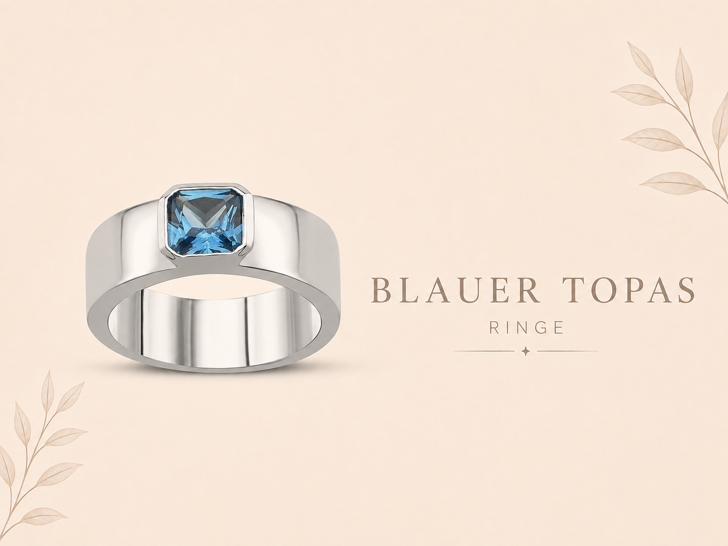 BLAUER TOPAS RINGE