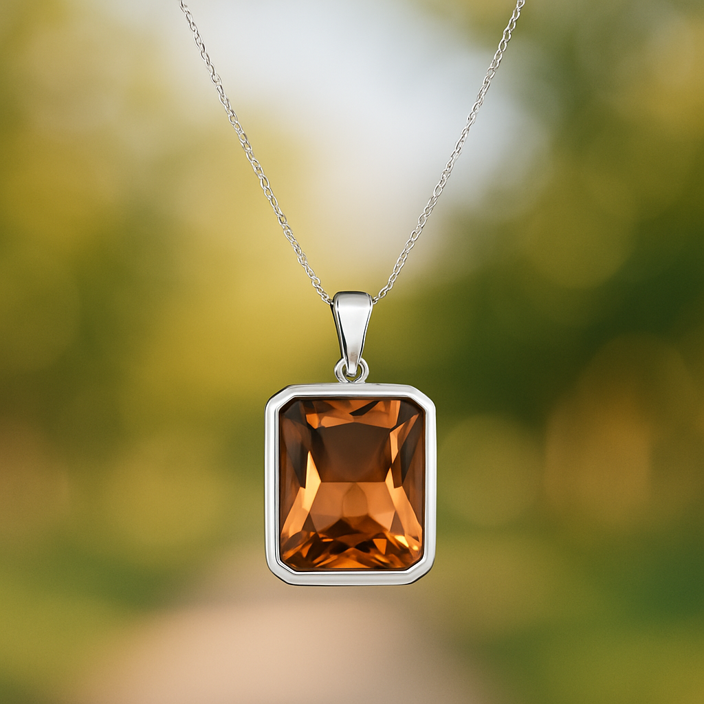 Luxuriöses Zultanit Collier – Funkelnde 5.0 ct Zultanit in 18K Gold & Silber