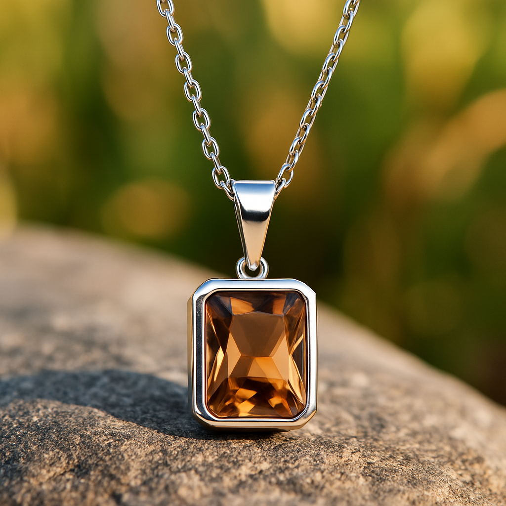 Luxuriöses Zultanit Collier – Funkelnde 5.0 ct Zultanit in 18K Gold & Silber