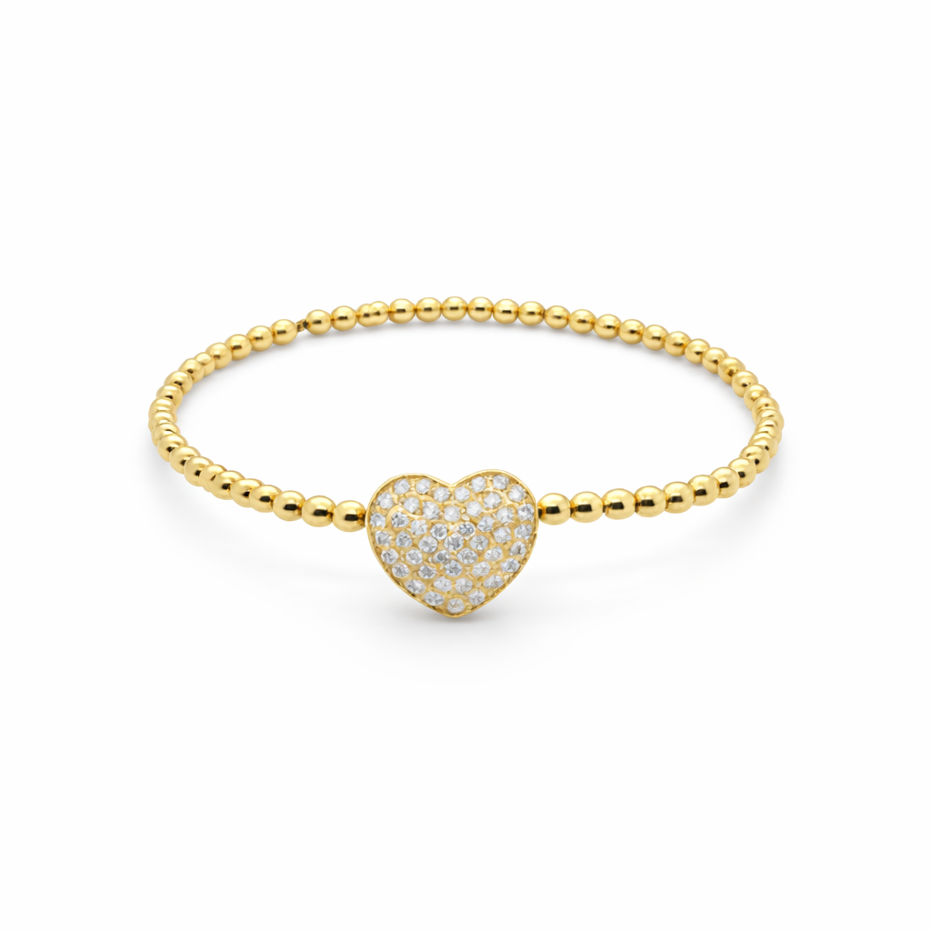 R.Bottega Kugelarmband Herz