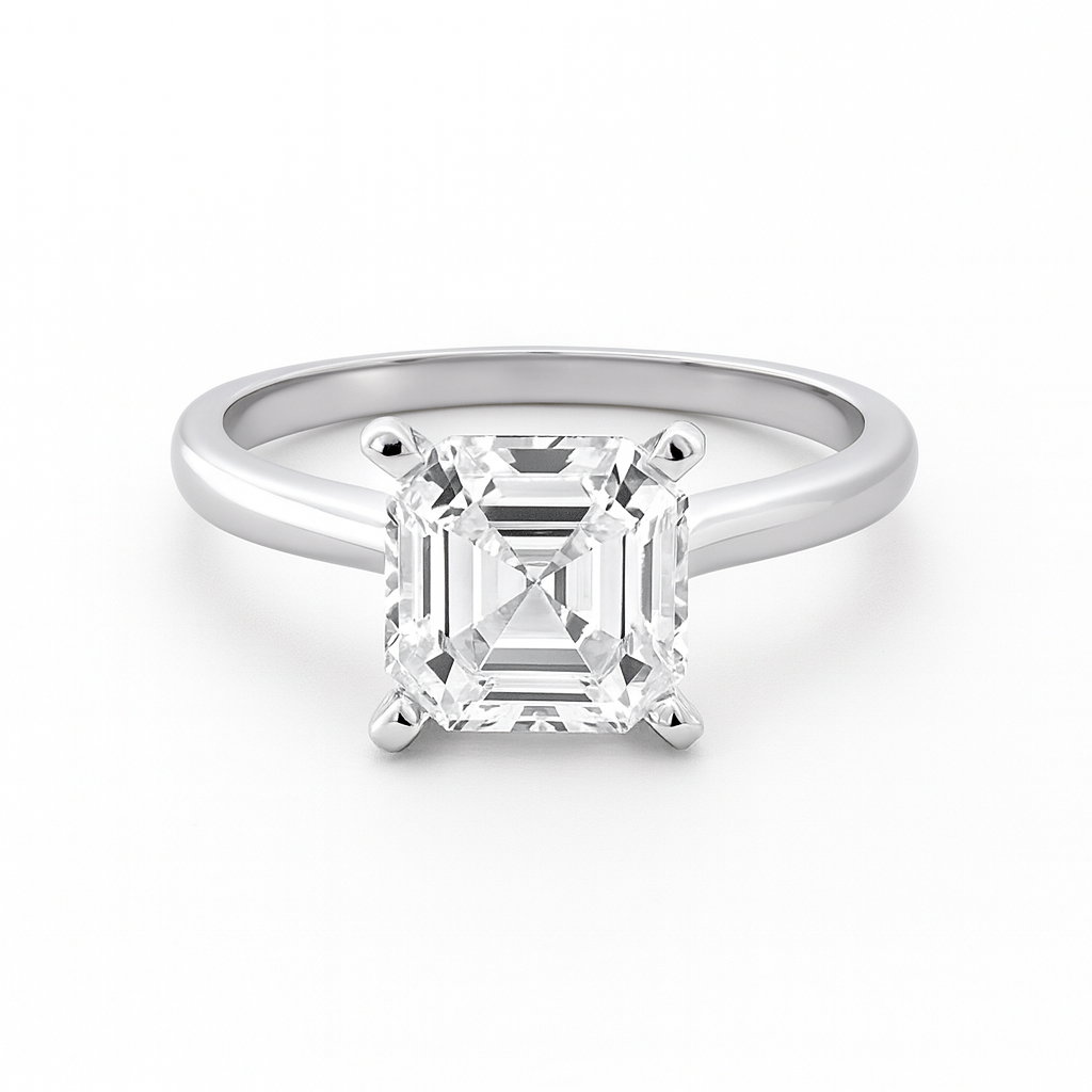 Verlobungsring Brillinance White – 925er Silber & 18K Gold, 2.0 ct Sky Diamond