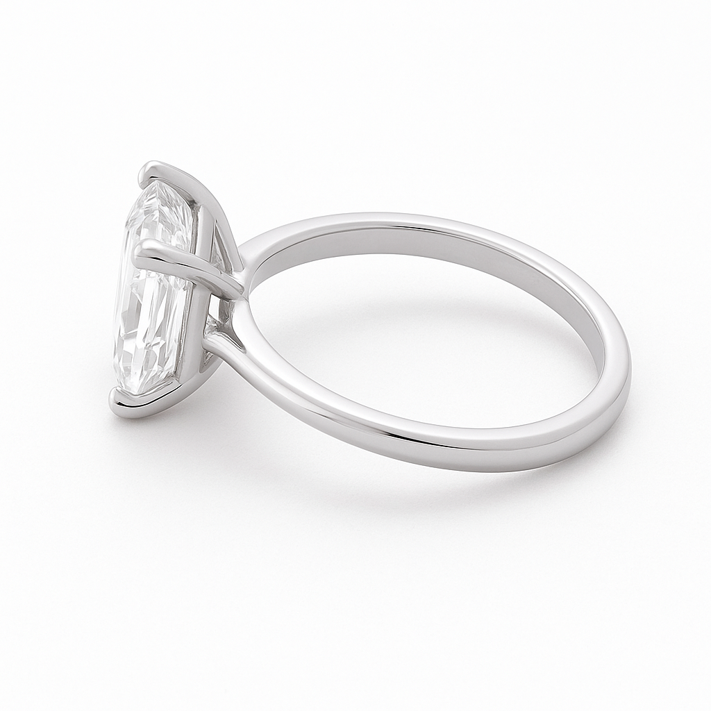Verlobungsring Brillinance White – 925er Silber & 18K Gold, 2.0 ct Sky Diamond