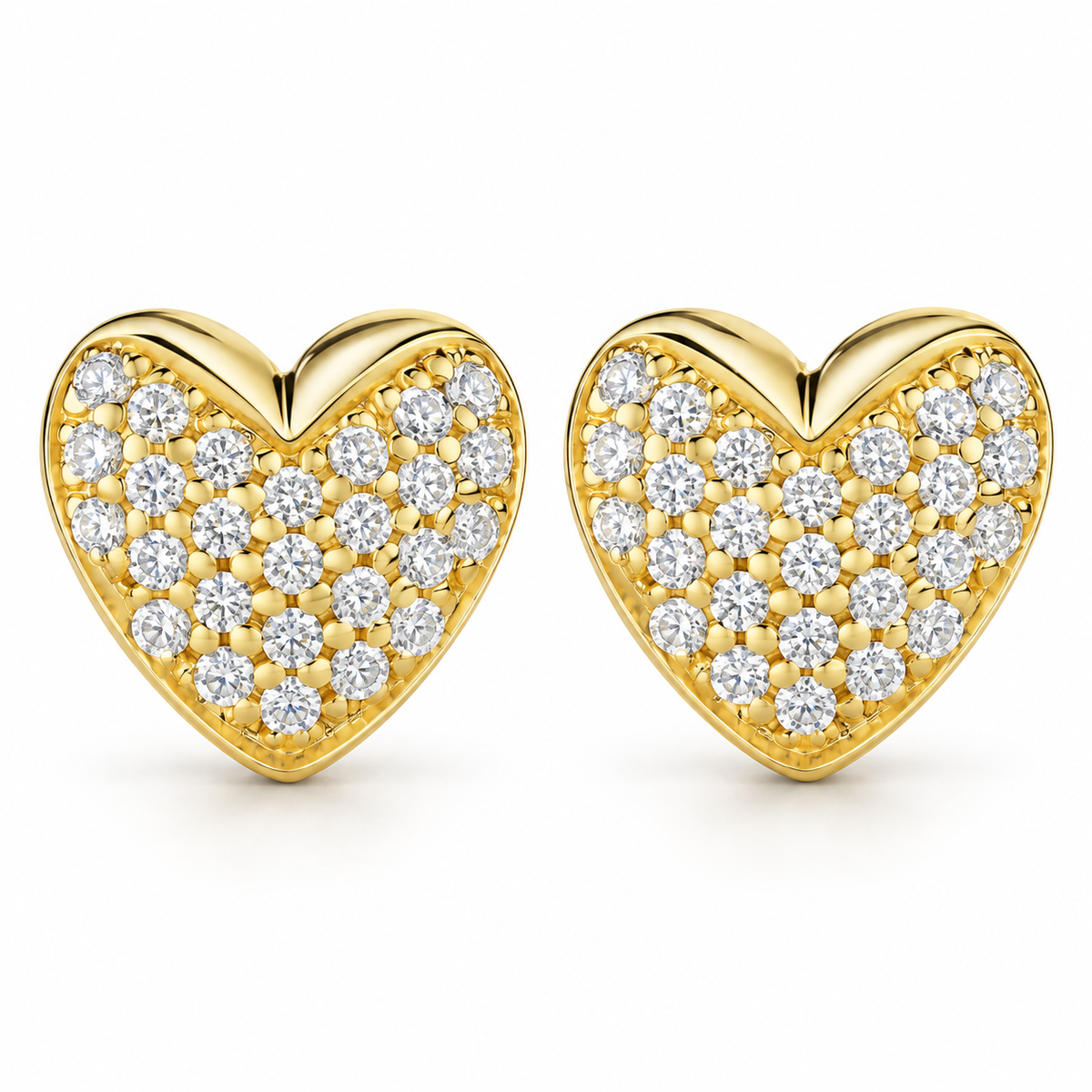 HERZ OHRSTECKER CUORO BRILLANTE  ZIRKONIA