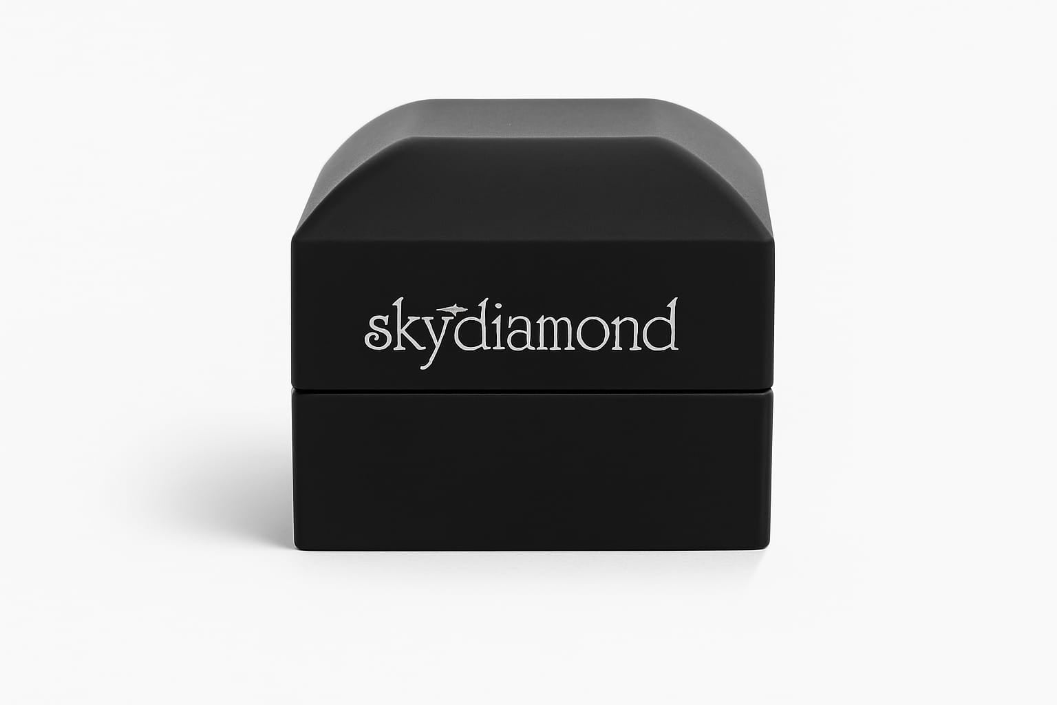 Solitär Classic White Ring – 925er Silber & 18K Gold, 3.35 ct Sky Diamond